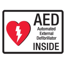 AED Defib Sign Poly 225x300