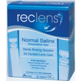 Reclens Normal Saline 15ml Pk 15