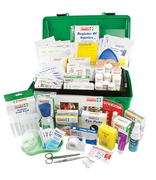 medicines to be kept in first aid box