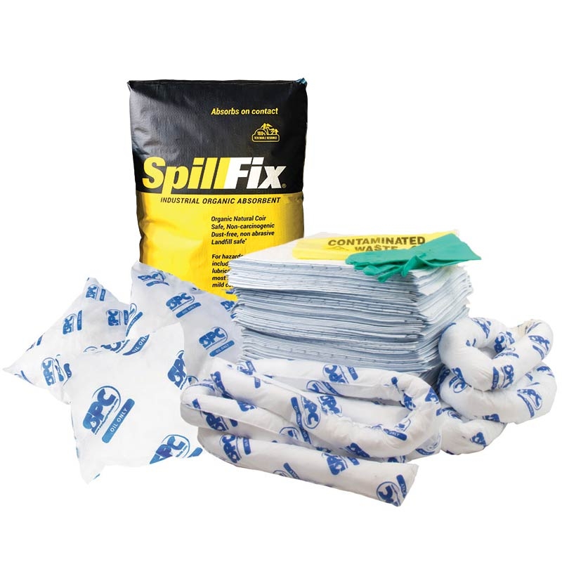 Accidental Oil & Fuel Spill Kit 120 Litre Polypropylene Refill