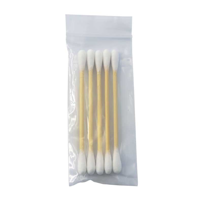 Cotton Buds with Bamboo Stem, 5 Pack